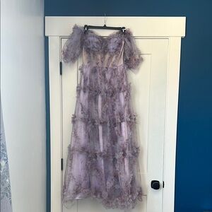 Jialiang Lavender Satin Fabric
